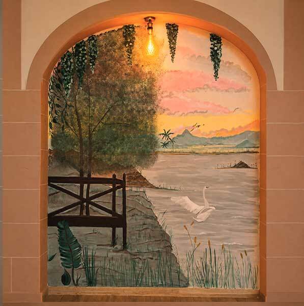 Mural personalizado pintado a mano